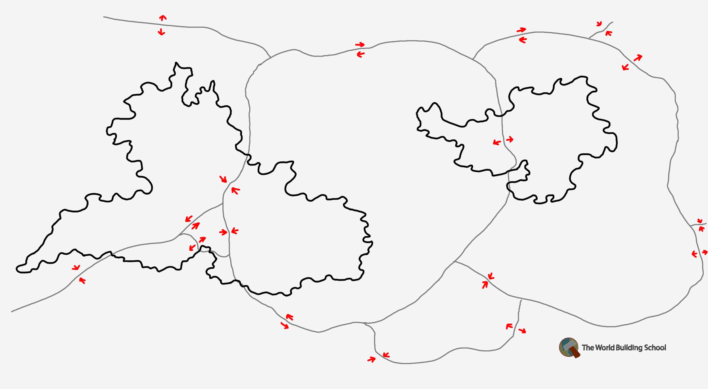 drawing tectonic movement on your map